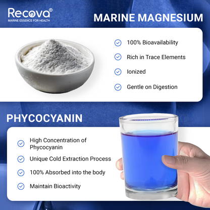 Sacred Essence™ - Phycocyanin + Marine Magnesium (Antioxidant, Heart & Liver Support)